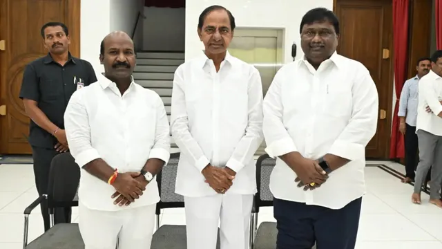 కేసీఆర్ ను కలిసిన ఉమ్మడి నల్లగొండ నేతలు