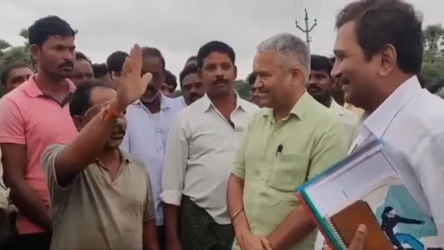 విద్యుత్ అధికారులకు హ్యాట్సాఫ్ చెప్పిన రైతు- VIDEO