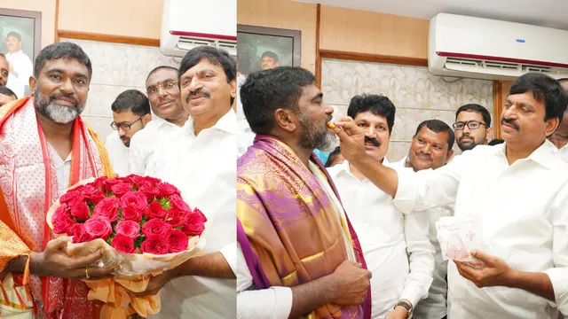 మువ్వా విజయ్ బాబు బాధ్యతల స్వీకరణ