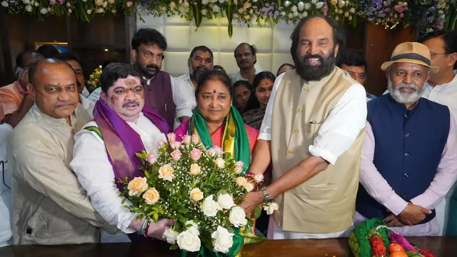 బాధ్యతలు స్వీకరించిన నిర్మలా జగ్గారెడ్డి