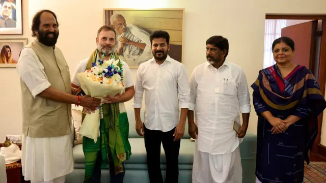రాహుల్ గాంధీతో రేవంత్ రెడ్డి భేటీ