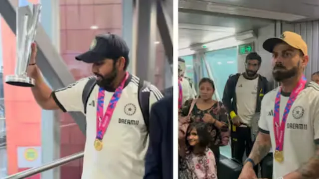 Team India: స్వదేశానికి చేరుకున్న విశ్వ విజేతలు!