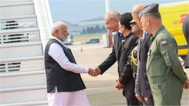 PM Modi : 45 ఏళ్ళలో మొదటిసారి పోలాండ్‌లో అడుగుపెట్టిన ప్రధాని