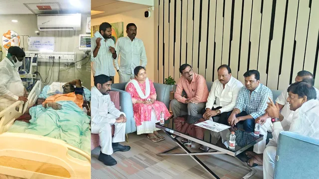 జిట్టా బాలకృష్ణా రెడ్డికి బీఆర్ఎస్ నేతల పరామర్శ