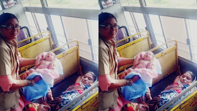TGSRTC : ఆర్టీసీ బస్సులో గర్భిణికి డెలివరీ చేసిన కండక్టర్‌