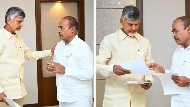 చంద్రబాబును కలిసిన జనసేన ఎమ్మెల్యే