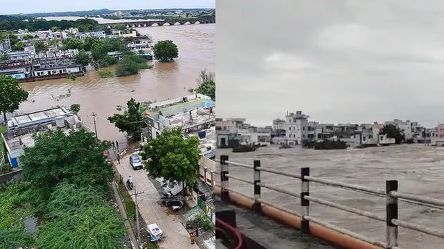 Heavy rains: నీటమునిగిన ఖమ్మం.. మున్నేరు వాగు మహోగ్రరూపం