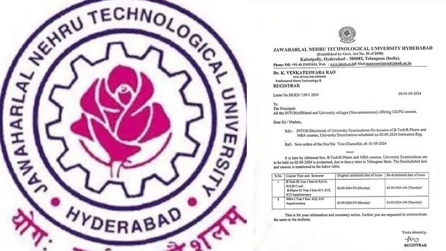 JNTUH Exams: రెయిన్ ఎఫెక్ట్.. రేపటి పరీక్షలను వాయిదా వేసిన జేఎన్టీయూ