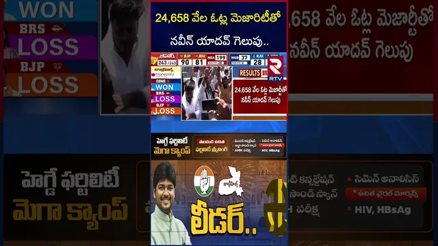 Congress Victory In Jubilee Hills | కాంగ్రెస్ ఘన విజయం.. | Naveen Yadav | CM Revanth | RTV