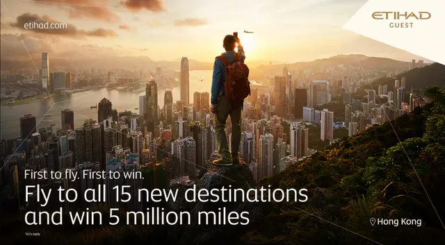 Etihad Guest Offers 5 Million Miles in a Race to Discover Etihad’s Newest Destinations