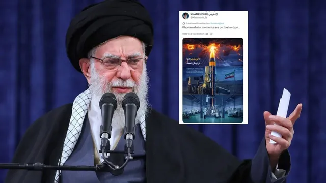 Threats to Israel from Khamenei's social media