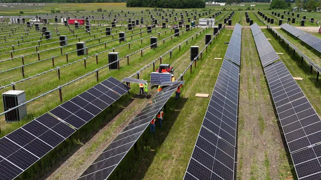 Blossom Solar will be built across about 1,700 acres in Morrow County, Ohio.