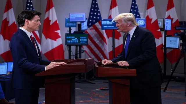Canada Hits Back at US Tariffs, अमेरिका ने कनाडा पर टैरिफ लगाया, जस्टिन ट्रुडो, डोनाल्ड ट्रंप 