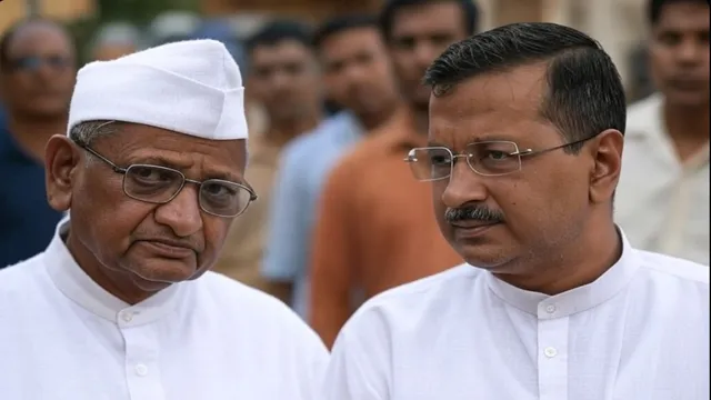 delhi election, arvind kejriwal, anna hazare, why anna hazare leave kejriwal, 