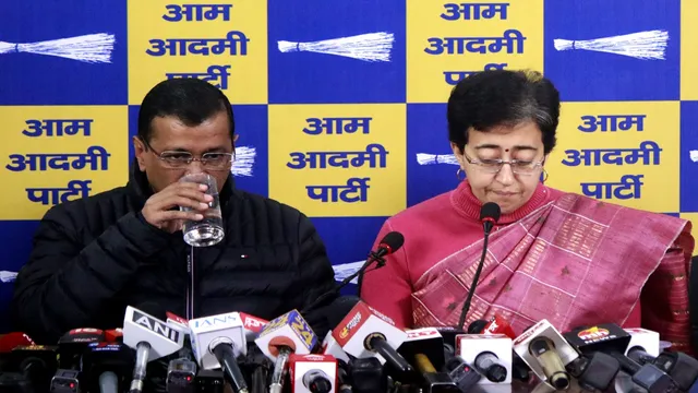 Arvind Kejriwal & Aatishi 9