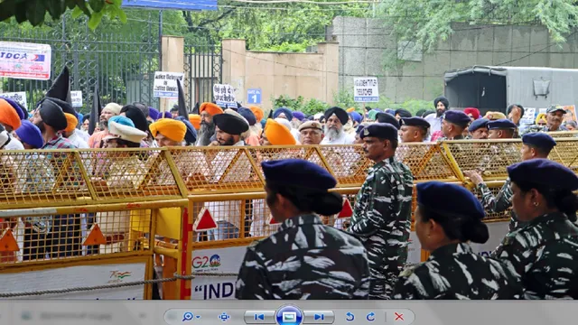 Sikh protest in Delhi