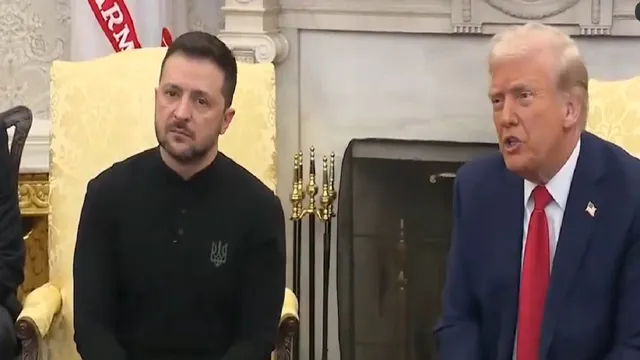 Donald Trump and Zelensky