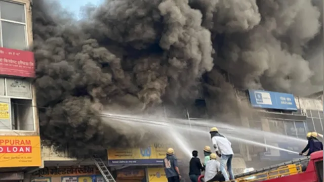 Fire Caught at Jaipur