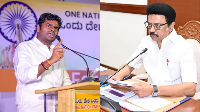 BJP accuses insulting of om modi as stalin did not attend function