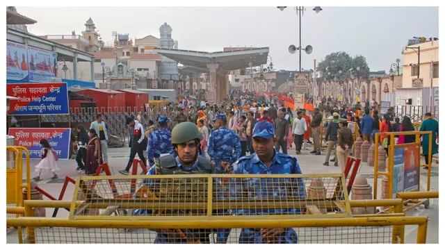  श्रीराम जन्मभूमि मंदिर को बम से उड़ाने की धमकी 
