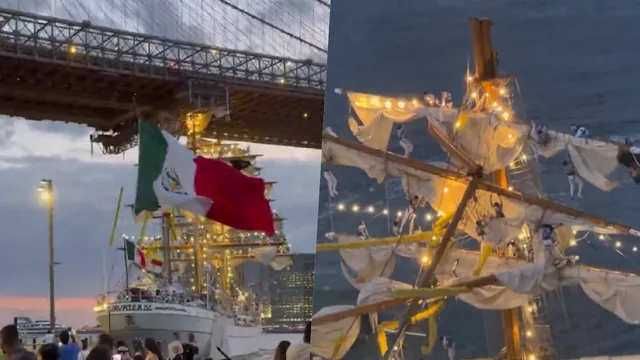  Cuauhtemoc, Brooklyn Bridge, new york, MEXICAN NAVY SHIP CRASHES