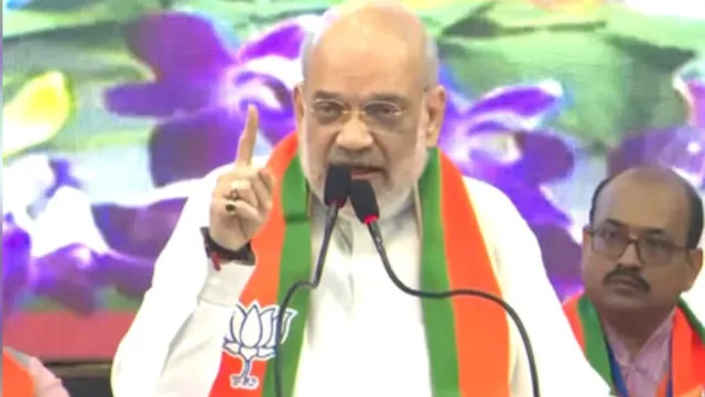 AMIT SHAH SLAMS MAMTA BANERJEE IN WEST BENGAL 
