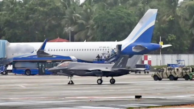 britain f 35 aircraft stranded in india for seven days what did defense officials said