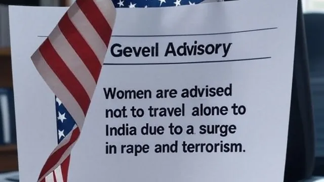 america issued travel advisory for their citizens to india asked women not to travel alone due to surge of rape and terrorism