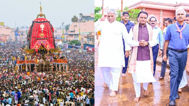 JAGANNATH RATH YATRA CM MOHAN CHARAN MANJHI APPOLOGISED FOR STAMPEDE NEAR GUNDICHA TEMPLE