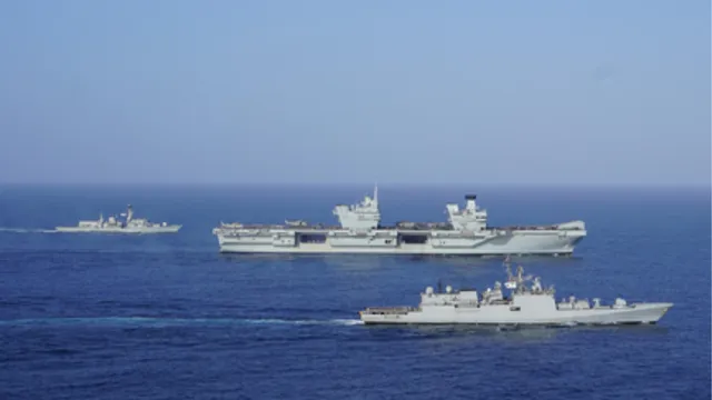 INDIAN NAVY INS TABAR LAUNCHED RESCUE OPERATION AFTER OIL TANKER GOING TO OMAN CATCHES FIRE