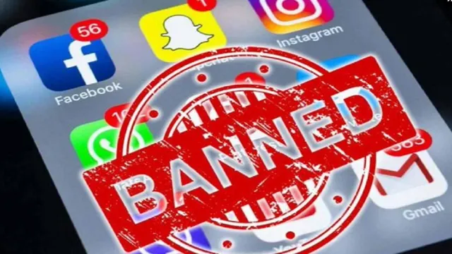 social media banned