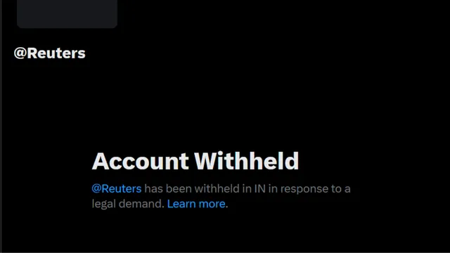 reuters and reuters wold x account blocked in india it ministry denies involvement