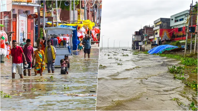 up flood, Flood in up, flood in varanasi, chandauli news, latest news, big news, today news, up news,