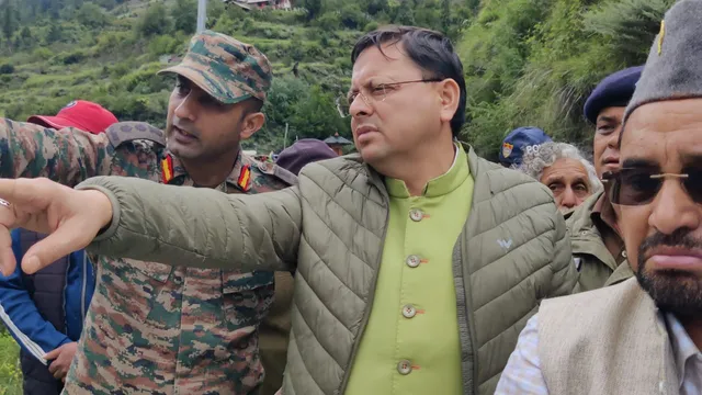 Pushkar singh dhami, Dharali, Uttarkashi cloudbursts, उत्तराखंड, पुष्कर सिंह धामी, धराली