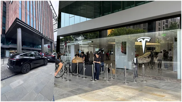 tesla in delhi, Tesla India,Tesla Delhi Showroom,Tesla Showroom Launch,Tesla Model Y, Tesla Superchargers Delhi,