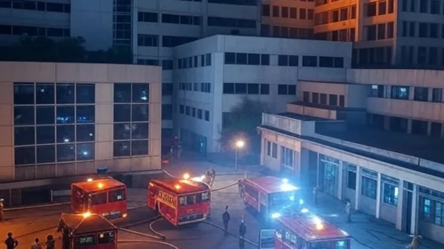 delhi aiims fire breaks out fire tenders reached on the spot