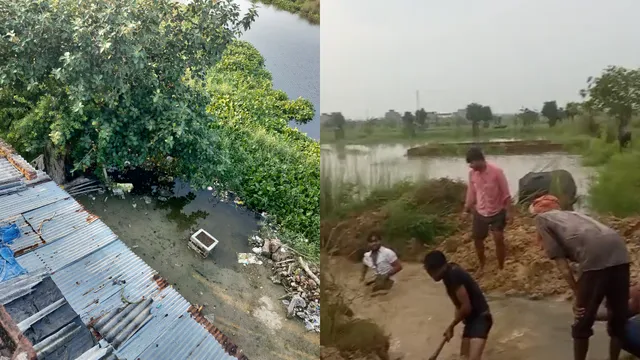 lucknow over 100 years old drane closure cause crops destroyed what did farmers said