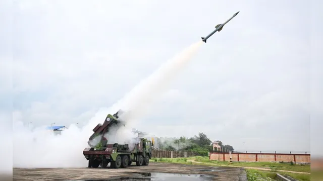 flight Tests of Integrated Air Defence Weapon System