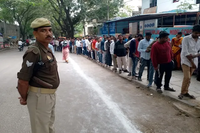 Now voters sitting at home will be able to know how many lines there their polling station app launched for real time info know other facilities