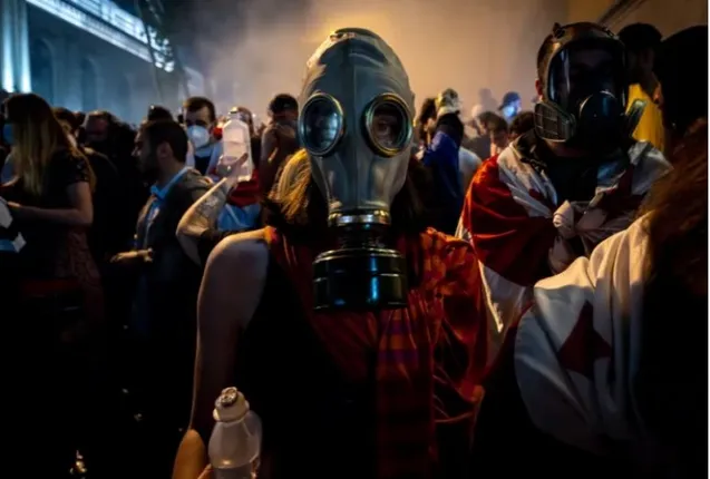 Renewed Protests Against 'Russian Law' In Georgia