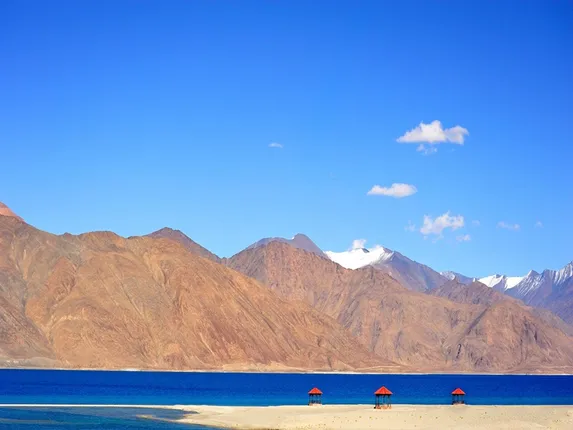China is building an underground bunker by digging near Pangong Lake in Ladakh claims American satellite comp BlackSky photos