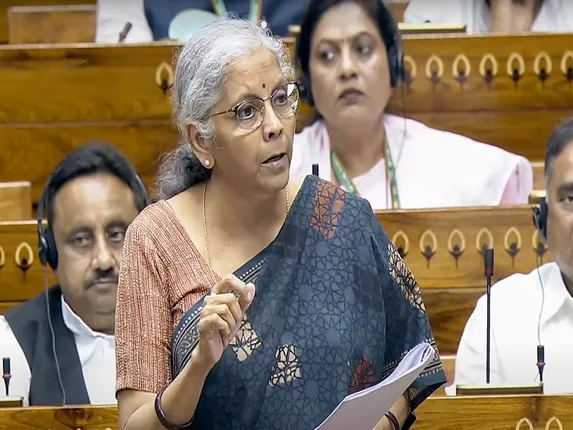 Banking Laws (Amendment) Bill 2024 Passed in Lok Sabha (Photo- Nirmala Sitharaman in Parliament)