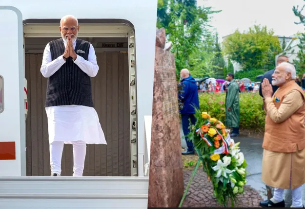 ऐतिहासिक यात्रा पर पोलैंड पहुंचे पीएम नरेंद्र मोदी, जाम साहब स्मारक का किया दौरा