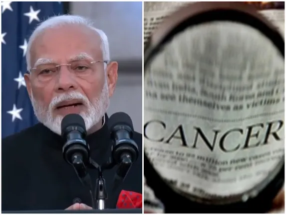 What is Cancer Moonshot Initiative that PM Modi has pledged at the Quad Summit