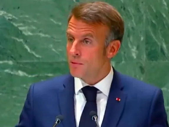 'भारत को मिलनी चाहिए UNSC में स्थायी सदस्यता', संयुक्त राष्ट्र महासभा में बोले फ्रांस के राष्ट्रपति