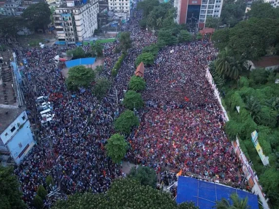 बांग्लादेश: अल्पसंख्यकों की सुरक्षा के लिए आंदोलन, सनातन जागरण मंच ने रखी 8 मांगें