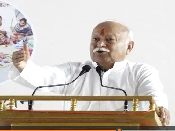 Rashtriya Swayamsevak Sanghi (RSS) chief Mohan Bhagwat says If population growth rate goes below 2.1, society will be destroyed