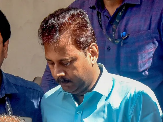 Kolkata: Former principal Dr Sandip Ghosh being taken from CBI Special Court