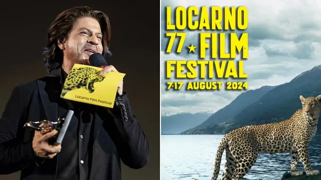 Shah Rukh Khan who was honoured with Pardo alla Carriera (Career Leopard) award at LocarnoFilmFest