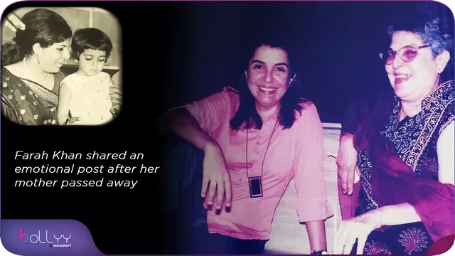 Farah Khan shared an emotional post after her mother passed away